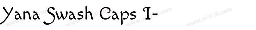 Yana Swash Caps I字体转换 Yana Swash Caps I字体转换